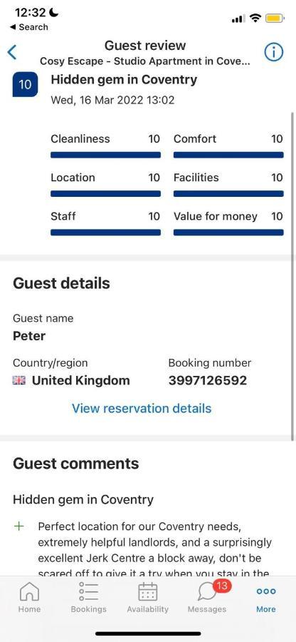 Cosy Escape - Studio Apartment In Coventry City Centre Екстериор снимка